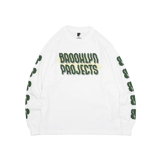 BP WAVY L/S TEE WHITE
