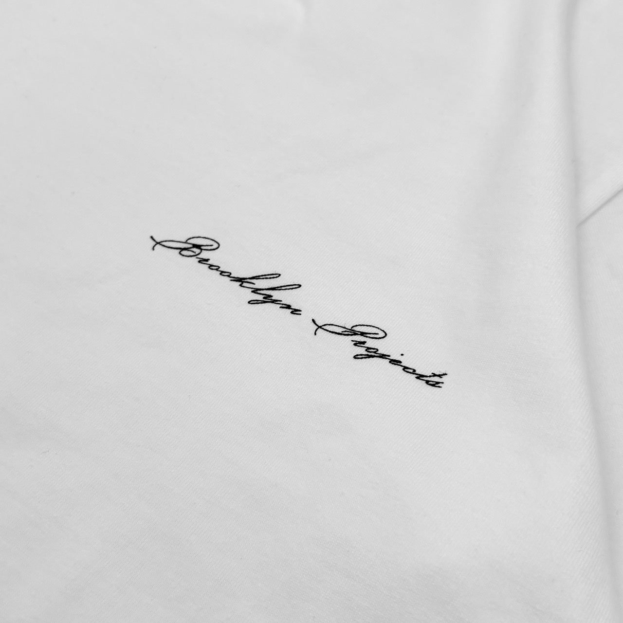 BP SCRIPT TEE WHITE