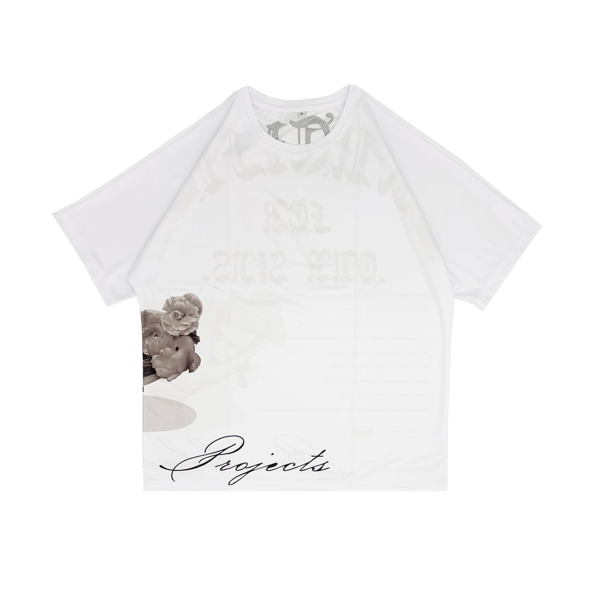 BP SINS MESH TEE WHITE