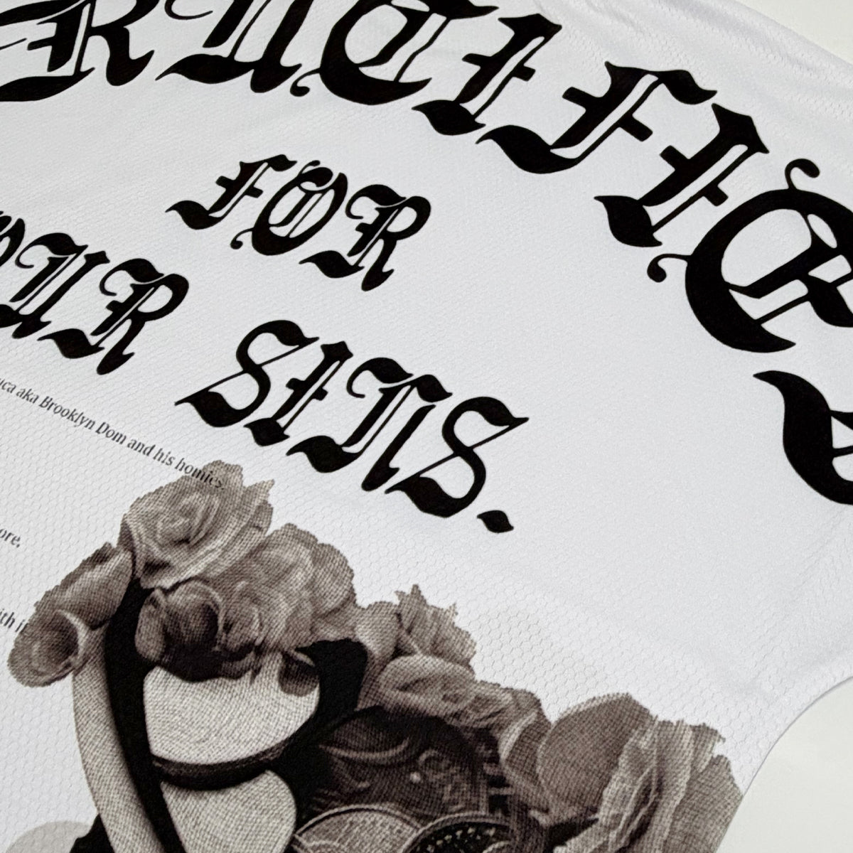 BP SINS MESH TEE WHITE