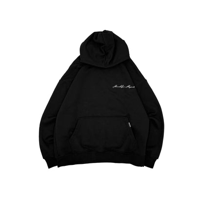 BP SCRIPT HOODIE BLACK
