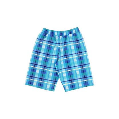 BP CHECK SHORTS BLUE