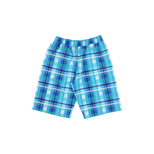 BP CHECK SHORTS BLUE