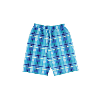 BP CHECK SHORTS BLUE
