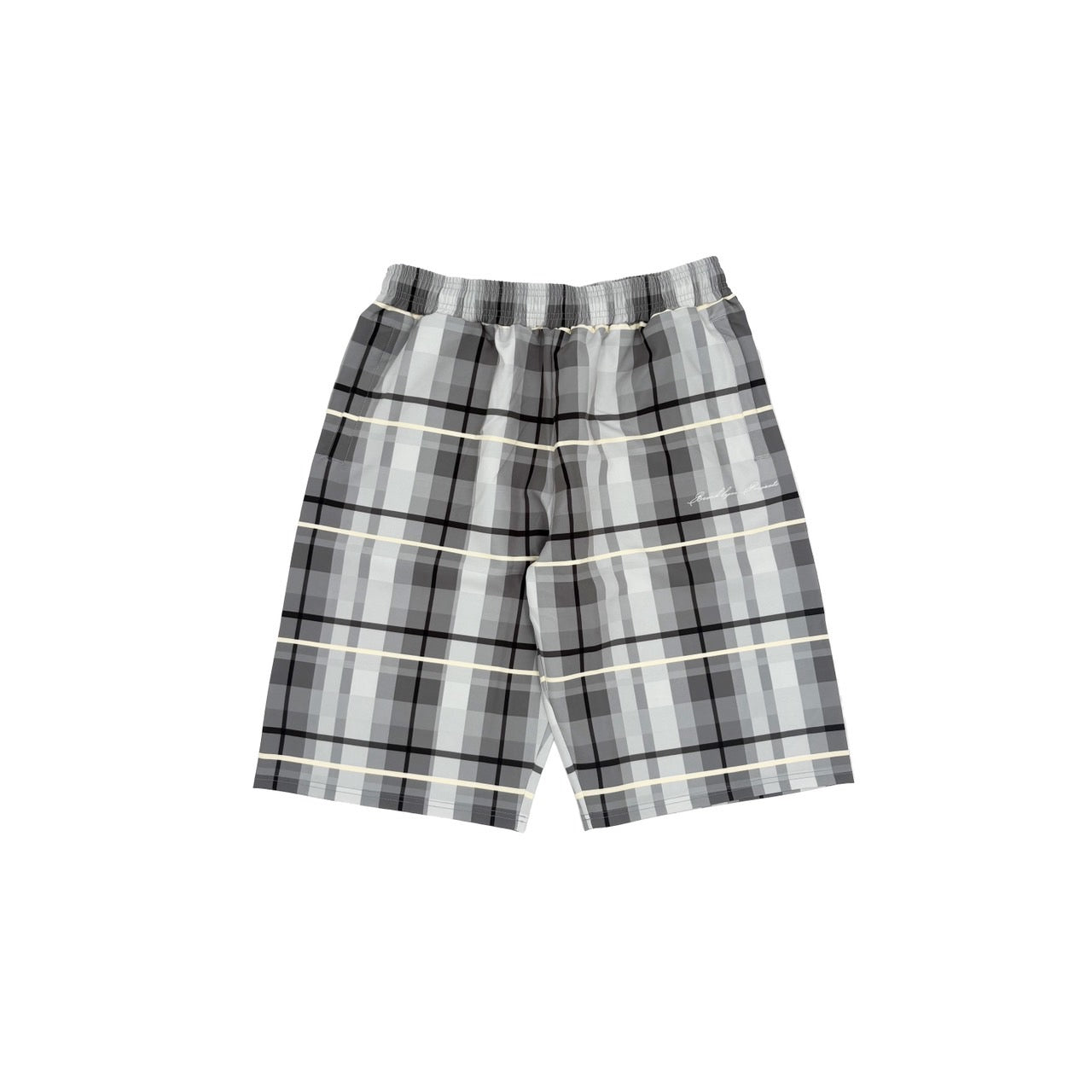 BP CHECK SHORTS BLACK