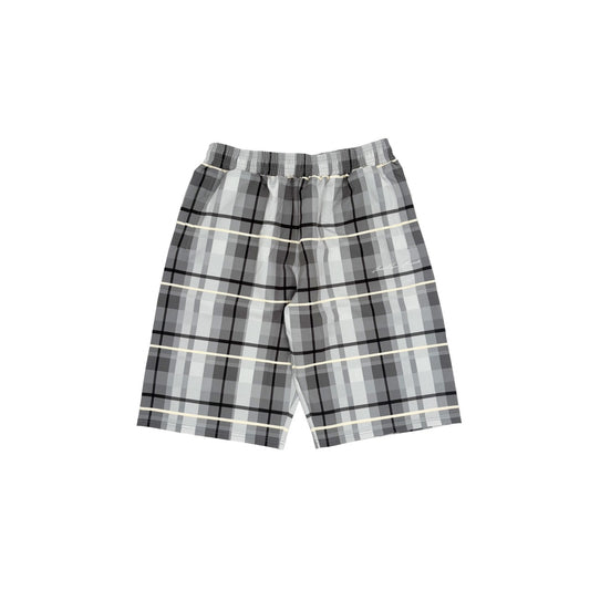 BP CHECK SHORTS BLACK