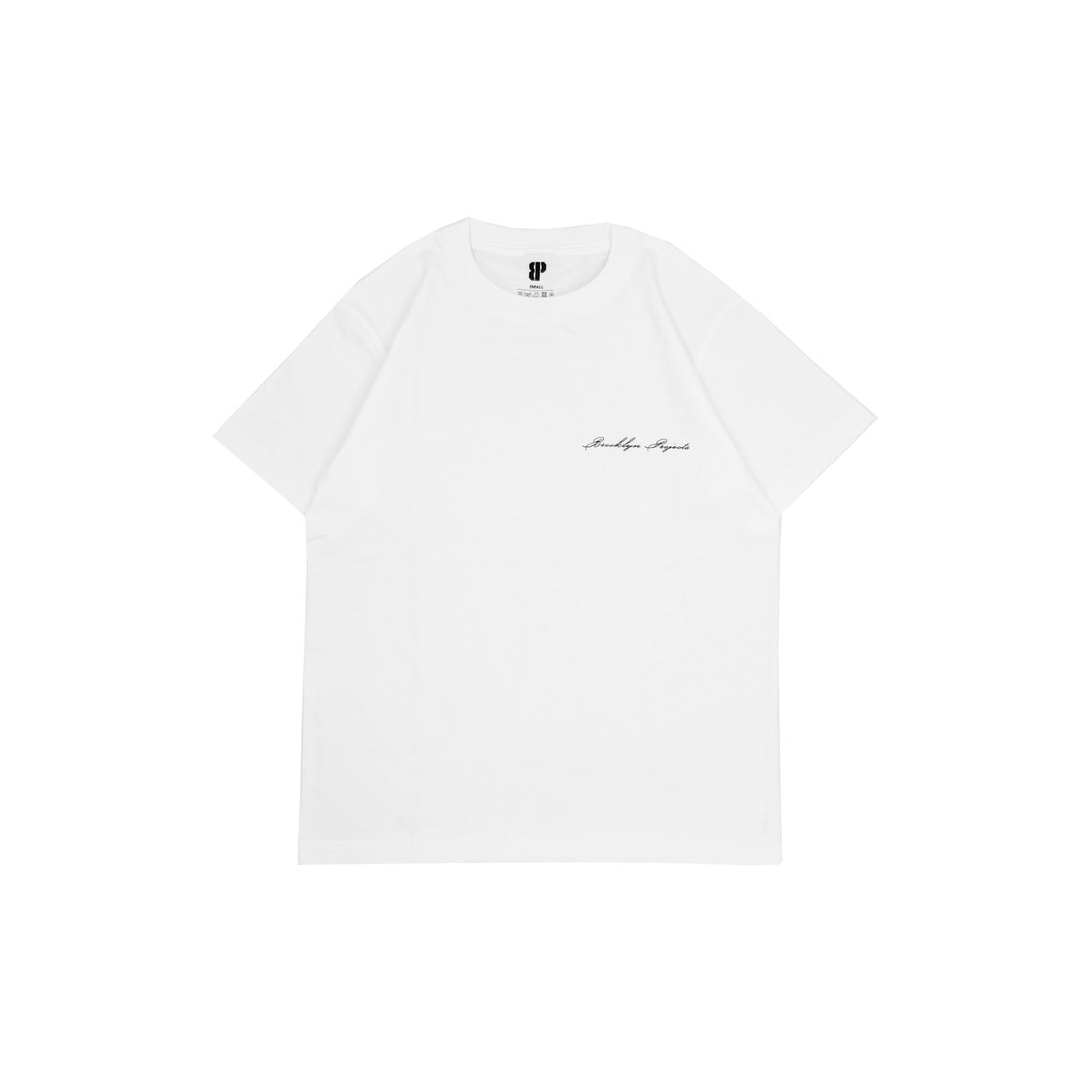 BP SCRIPT TEE WHITE