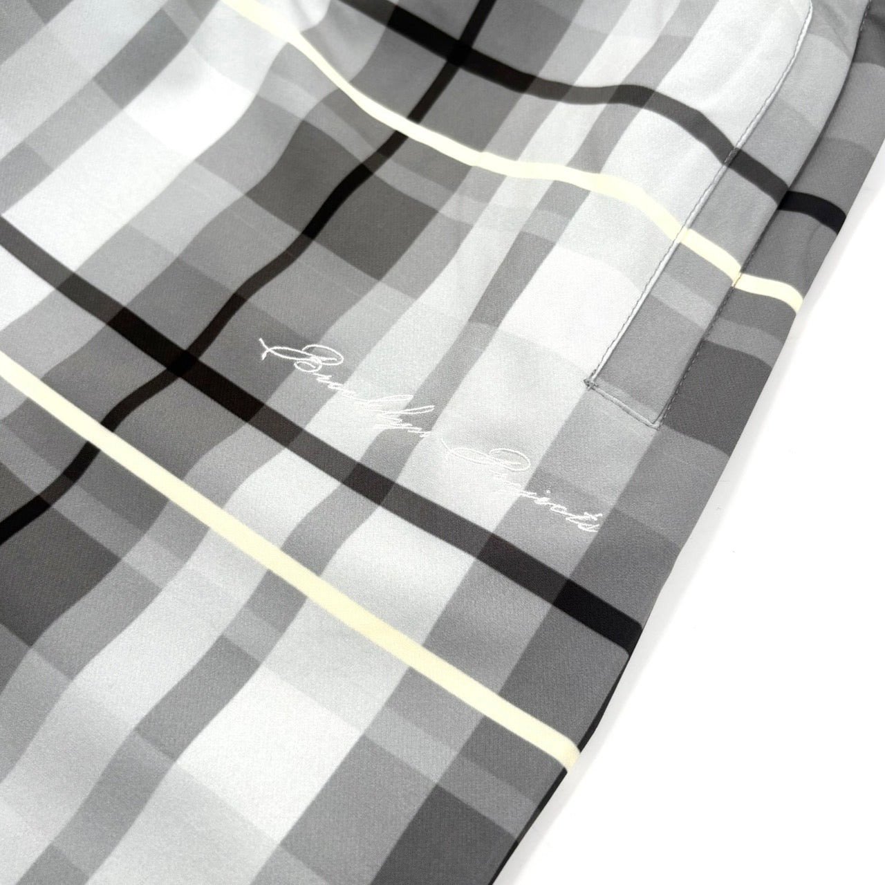 BP CHECK SHORTS BLACK