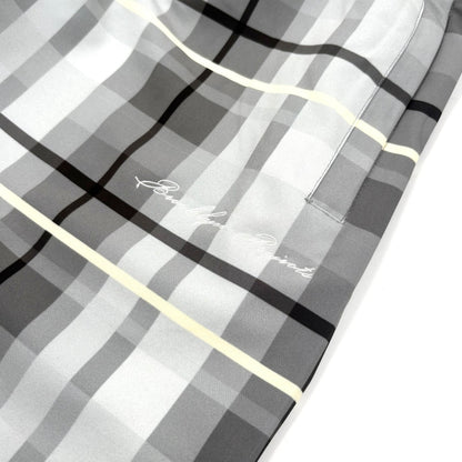 BP CHECK SHORTS BLACK