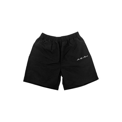 BP SCRIPT NYLON SHORTS BLACK