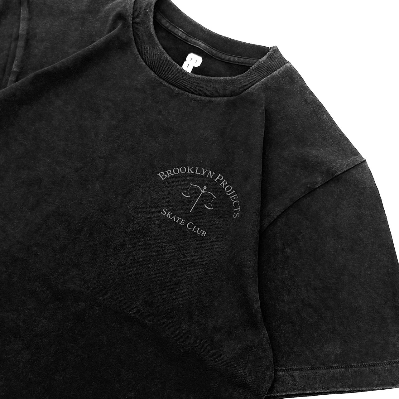 BP SKATE CLUB TEE FADE BLACK