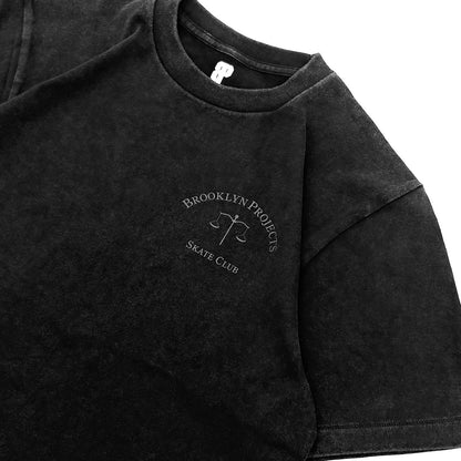 BP SKATE CLUB TEE FADE BLACK