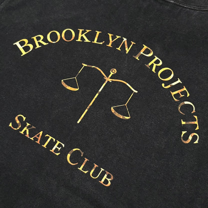 BP SKATE CLUB L/S TEE FADE BLACK AUTUMN CAMO