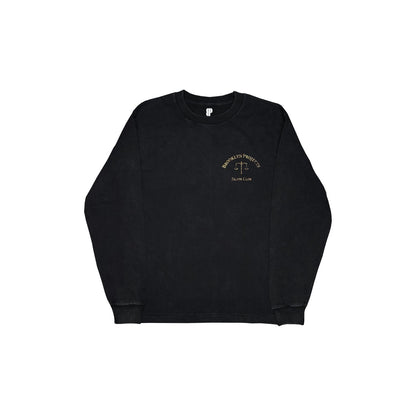 BP SKATE CLUB L/S TEE FADE BLACK AUTUMN CAMO