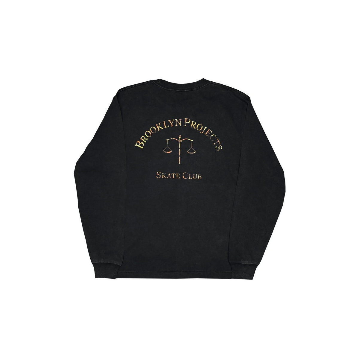 BP SKATE CLUB L/S TEE FADE BLACK AUTUMN CAMO