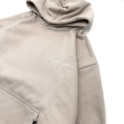 BP SCRIPT HOODIE BEIGE