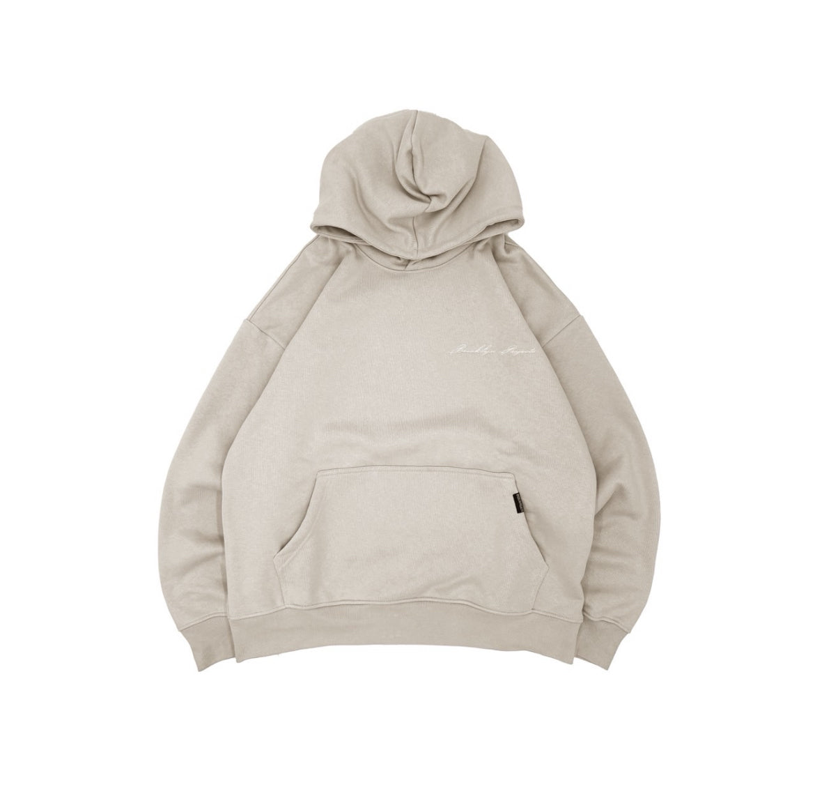 BP SCRIPT HOODIE BEIGE