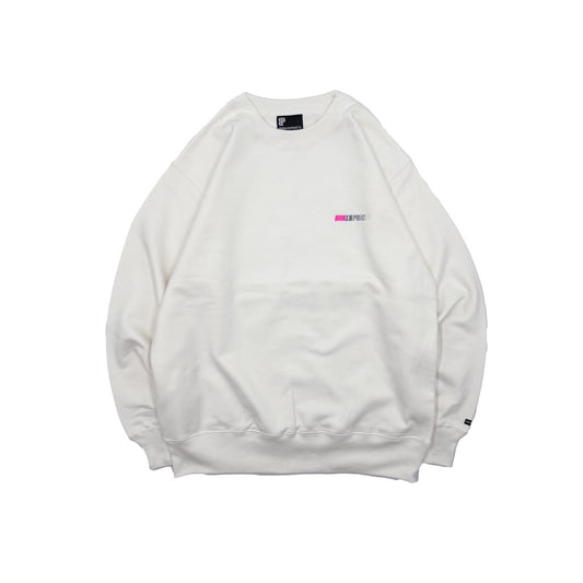 BP Gradation Crew Sweat Off White