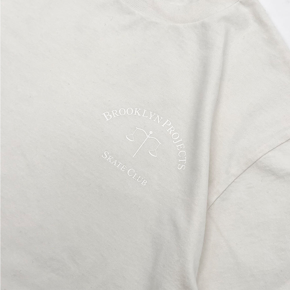 BP SKATE CLUB TEE Vintage White
